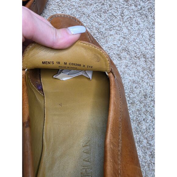 NWOT Cole Haan, brown soft leather, driving loafer sz 10 (1)‎